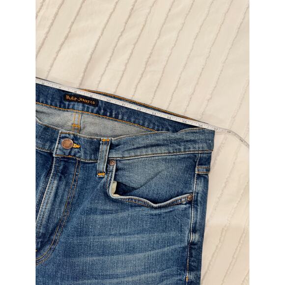 Nudie Jeans Lean Dean Straight Classic Fit Lost Legend 36x28 Altered Inseam - Picture 6 of 16